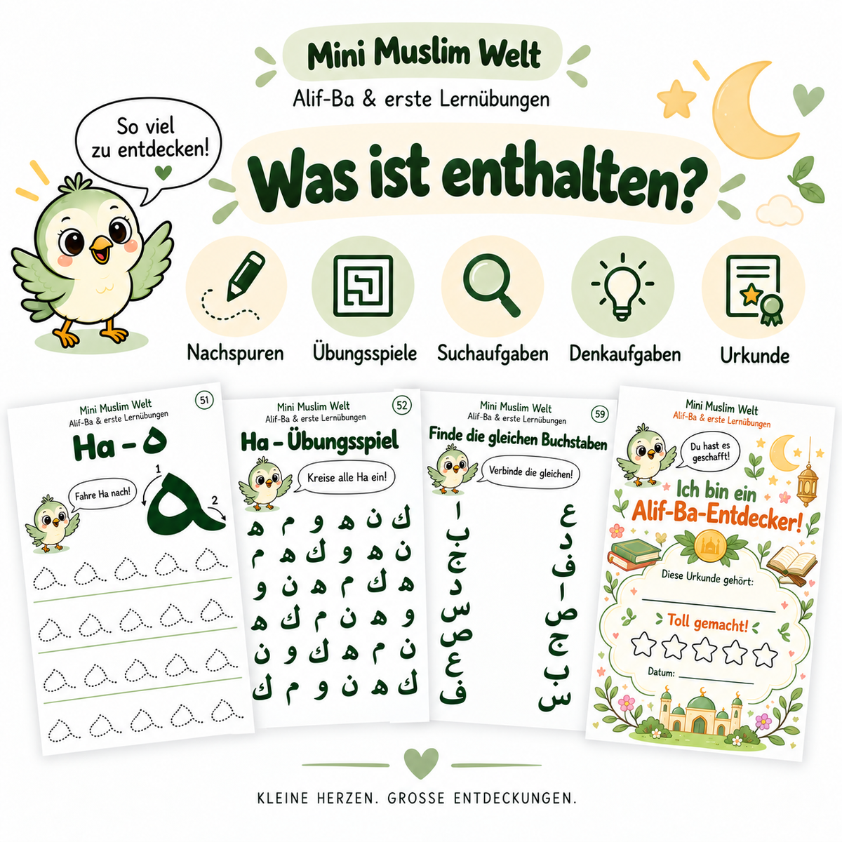 Mini Muslim Welt - Alif-Ba und Lernübungen