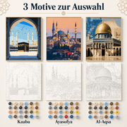 Malen nach Zahlen - Islamische Motive